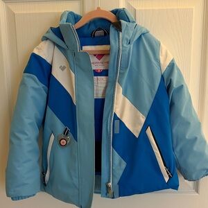 Obermeyer Kids Two-Tone Blue Puffer Jacket